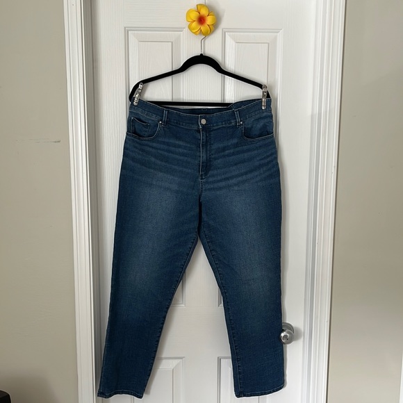Anne Taylor FACTORY Jeans Denim Pants SIZE 16 - Picture 1 of 6